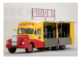Pinder Circus Bernard - Electrical Truck yellow/red - 1:43 - Magazine Models - PinC01 - magPinC01 | Toms Modelautos