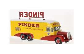 Pinder Circus Bernard - Electrical Truck yellow/red - 1:43 - Magazine Models - PinC01 - magPinC01 | Toms Modelautos