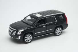 Cadillac - Escalade 2017 black - 1:24 - Welly - welly24084bk | Tom's Modelauto's Cadillac - Escalade 2017 black - 1:24 - Welly - welly24084bk | Tom's Modelauto's