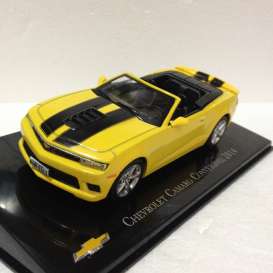 Chevrolet - Camaro convertible 2014 yellow/black - 1:43 - Magazine Models - CheCamaro - magCheCamaro | Tom's Modelauto's Chevrolet - Camaro convertible 2014 yellow/black - 1:43 - Magazine Models - CheCamaro - magCheCamaro | Tom's Modelauto's