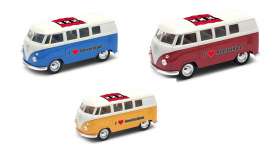 Volkswagen - T1 Bus 1962 various - 1:34 - Welly - welly49764AM | Tom's Modelauto's Volkswagen - T1 Bus 1962 various - 1:34 - Welly - welly49764AM | Tom's Modelauto's