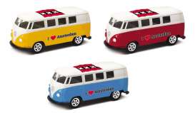 Volkswagen  - T1 Bus 1962 various - 1:64 - Welly - 52221AM - welly52221AM | Toms Modelautos