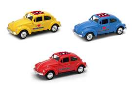 Volkswagen  - Beetle 1963 various - 1:64 - Welly - 52222AM - welly52222AM | Toms Modelautos