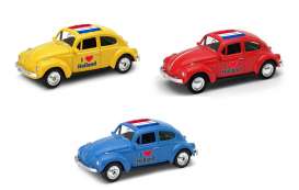 Volkswagen - Beetle 1963 various - 1:64 - Welly - welly52222HOL | Tom's Modelauto's Volkswagen - Beetle 1963 various - 1:64 - Welly - welly52222HOL | Tom's Modelauto's