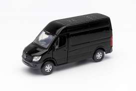 Mercedes Benz - Sprinter Panel Van 2016 black - 1:34 - Welly - welly43730bk | Tom's Modelauto's Mercedes Benz - Sprinter Panel Van 2016 black - 1:34 - Welly - welly43730bk | Tom's Modelauto's