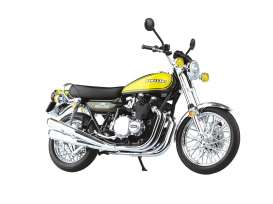 Kawasaki - 900 Super4 Z1 yellow - 1:12 - Aoshima - abksky104590 | Tom's Modelauto's Kawasaki - 900 Super4 Z1 yellow - 1:12 - Aoshima - abksky104590 | Tom's Modelauto's