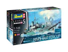 Boats  - Flower Class Corvette HMS Butt 1942  - 1:144 - Revell - Germany - 05158 - revell05158 | Toms Modelautos