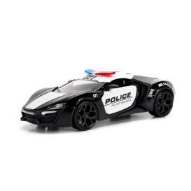 Lykan  - Hypersport *Police* 2016 black/white - 1:24 - Jada Toys - 99563 - jada99563 | Toms Modelautos