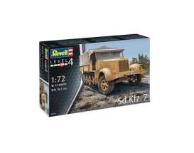 Military Vehicles  - Sd.Kfz.7 (late Production)  - 1:72 - Revell - Germany - 03263 - revell03263 | Toms Modelautos