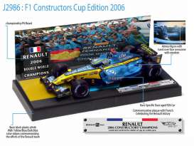 Renault  - 2006 blue/yellow - 1:18 - Hotwheels - mvJ2986 - hwmvJ2986 | Toms Modelautos