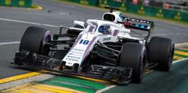 Williams Mercedes Benz - FW41 2018 white/red-blue stripes - 1:18 - Minichamps - 110180018 - mc110180018 | Toms Modelautos