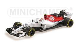 Alfa Romeo Sauber - C37 2018 white/red - 1:43 - Minichamps - 417189016 - mc417189016 | Toms Modelautos