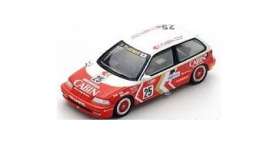 Honda  - 1989 red/white - 1:43 - Spark - SA127 - spaSA127 | Toms Modelautos