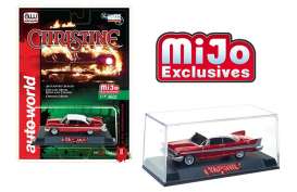 Plymouth - Fury *Christine* 1958 red chrome - 1:64 - Auto World - AWCP7494 | Tom's Modelauto's Plymouth - Fury *Christine* 1958 red chrome - 1:64 - Auto World - AWCP7494 | Tom's Modelauto's
