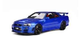 Nissan  - Skyline Nismo R34 GT-R Z tune blue - 1:18 - OttOmobile Miniatures - 743 - otto743 | Toms Modelautos