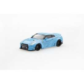 Nissan LB Works - GT-R R35 TYPE 1 2018 light blue - 1:64 - Mini GT - mgt00004R - MGT00004rhd | Toms Modelautos