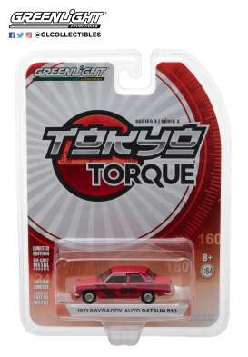 Datsun - 510 #85 1971 red - 1:64 - GreenLight - 47010E - gl47010E | Tom's Modelauto's Datsun - 510 #85 1971 red - 1:64 - GreenLight - 47010E - gl47010E | Tom's Modelauto's