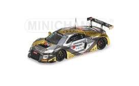 Audi  - R8 LMS 2017 silver/gold - 1:18 - Minichamps - 155171105 - mc155171105 | Toms Modelautos