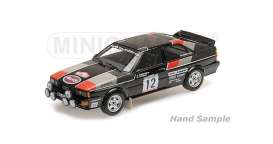 Audi  - Quattro 1981 black/orange - 1:18 - Minichamps - 155811112 - mc155811112 | Toms Modelautos