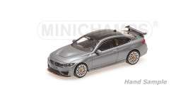 BMW  - M4 GTS 2016 grey - 1:87 - Minichamps - 870027100 - mc870027100 | Toms Modelautos