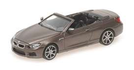 BMW  - M6 2015 grey - 1:87 - Minichamps - 870027331 - mc870027331 | Toms Modelautos