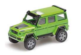 Brabus Mercedes Benz - 4x4² 2016 green - 1:87 - Minichamps - 870037202 - mc870037202 | Toms Modelautos