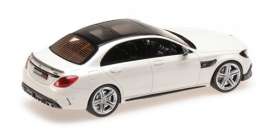 Brabus Mercedes Benz - 600 2015 white - 1:87 - Minichamps - 870038602 - mc870038602 | Toms Modelautos