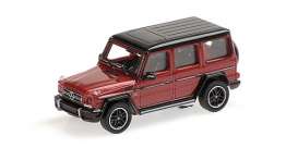 Mercedes Benz  - AMG G65 2015 red - 1:87 - Minichamps - 870037004 - mc870037004 | Toms Modelautos