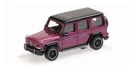 Mercedes Benz  - AMG G65 2015 purple - 1:87 - Minichamps - 870037005 - mc870037005 | Toms Modelautos