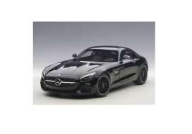 Mercedes Benz  - AMG GTS 2015 black - 1:87 - Minichamps - 870037120 - mc870037120 | Toms Modelautos