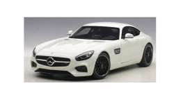 Mercedes Benz  - AMG GTS 2015 white - 1:87 - Minichamps - 870037122 - mc870037122 | Toms Modelautos