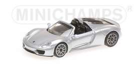 Porsche  - 918 Spyder 2013 silver - 1:87 - Minichamps - 870062130 - mc870062130 | Toms Modelautos