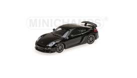 Porsche  - Cayman GT4 2016 black - 1:87 - Minichamps - 870066121 - mc870066121 | Toms Modelautos