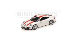 Porsche  - 911 R 2016 white - 1:87 - Minichamps - 870066220 - mc870066220 | Toms Modelautos