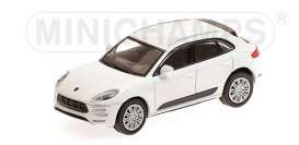 Porsche  - Macan Turbo 2013 white - 1:87 - Minichamps - 870067000 - mc870067000 | Toms Modelautos