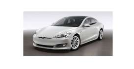 Tesla  - Model S 2018 white - 1:87 - Minichamps - 870148102 - mc870148102 | Toms Modelautos