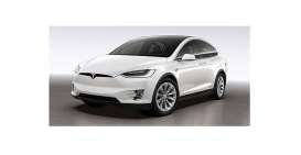 Tesla  - Model X 2018 white - 1:87 - Minichamps - 870148301 - mc870148301 | Toms Modelautos