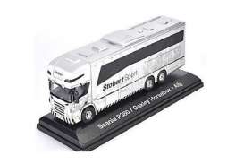 Scania  - Horsebox white - 1:76 - Magazine Models - STOjv9111 - magSTOjv9111 | Toms Modelautos