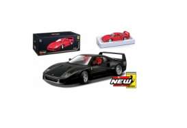 Ferrari  - F40 black - 1:18 - Bburago - 16601bk - bura16601bk | Toms Modelautos