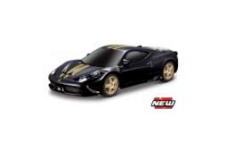 Ferrari - 458 black/gold - 1:43 - Bburago - 31025bk - bura31025bk | Tom's Modelauto's Ferrari - 458 black/gold - 1:43 - Bburago - 31025bk - bura31025bk | Tom's Modelauto's