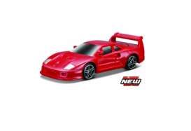 Ferrari  - red - 1:64 - Bburago - 56602r - bura56602r | Toms Modelautos