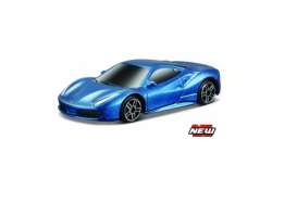 Ferrari  - blue - 1:64 - Bburago - 56603b - bura56603b | Toms Modelautos