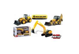 New Holland  - yellow/black - 1:50 - Bburago - 32080 - bura32080 | Toms Modelautos