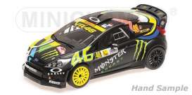 Ford  - Fiesta 2012 black/yellow - 1:18 - Minichamps - 151120846 - mc151120846 | Toms Modelautos