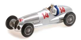 Mercedes Benz  - W125 1937 silver/red - 1:18 - Minichamps - 155373114 - mc155373114 | Toms Modelautos