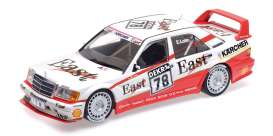 Mercedes Benz - 190E 1991 white/red - 1:18 - Minichamps - mc155913678 | Tom's Modelauto's Mercedes Benz - 190E 1991 white/red - 1:18 - Minichamps - mc155913678 | Tom's Modelauto's