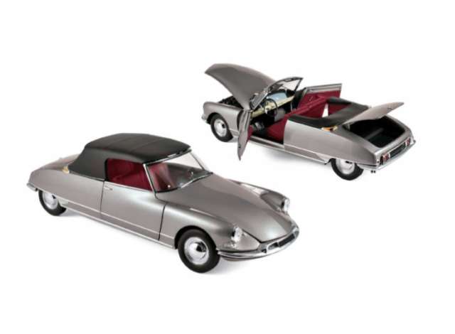 1:18 Norev Citroen DS 19 Cabriolet 1961 pearl grey NEW bei PREMIUM-MODELCARS