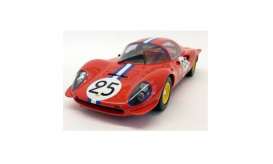 Ferrari  - Dino 1966 red/white/blue - 1:18 - CMR - cmr040 | Toms Modelautos