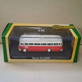 Ikarus  - 311 1959 red/white - 1:72 - Magazine Models - BUS7163124 - magBUS7163124 | Toms Modelautos