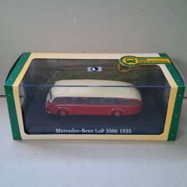 Mercedes Benz  - LOP 3500 1935 red/white - 1:72 - Magazine Models - BUS7163126 - magBUS7163126 | Toms Modelautos